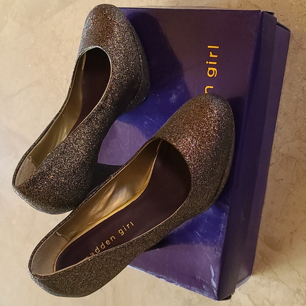 Madden Girl Atonee Glitter Heels